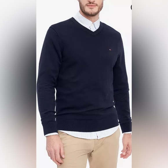 Tommy Hilfiger‎ Navy Blue Sweater Size XL - Picture 1 of 4